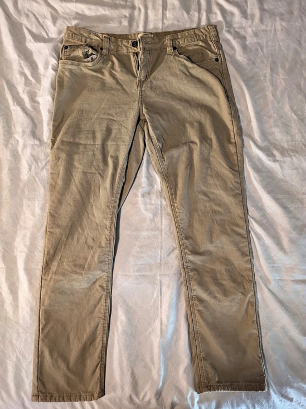 Telluride Clothing Company Straight Leg Insulated Khaki Pants Waist 8 Length 30